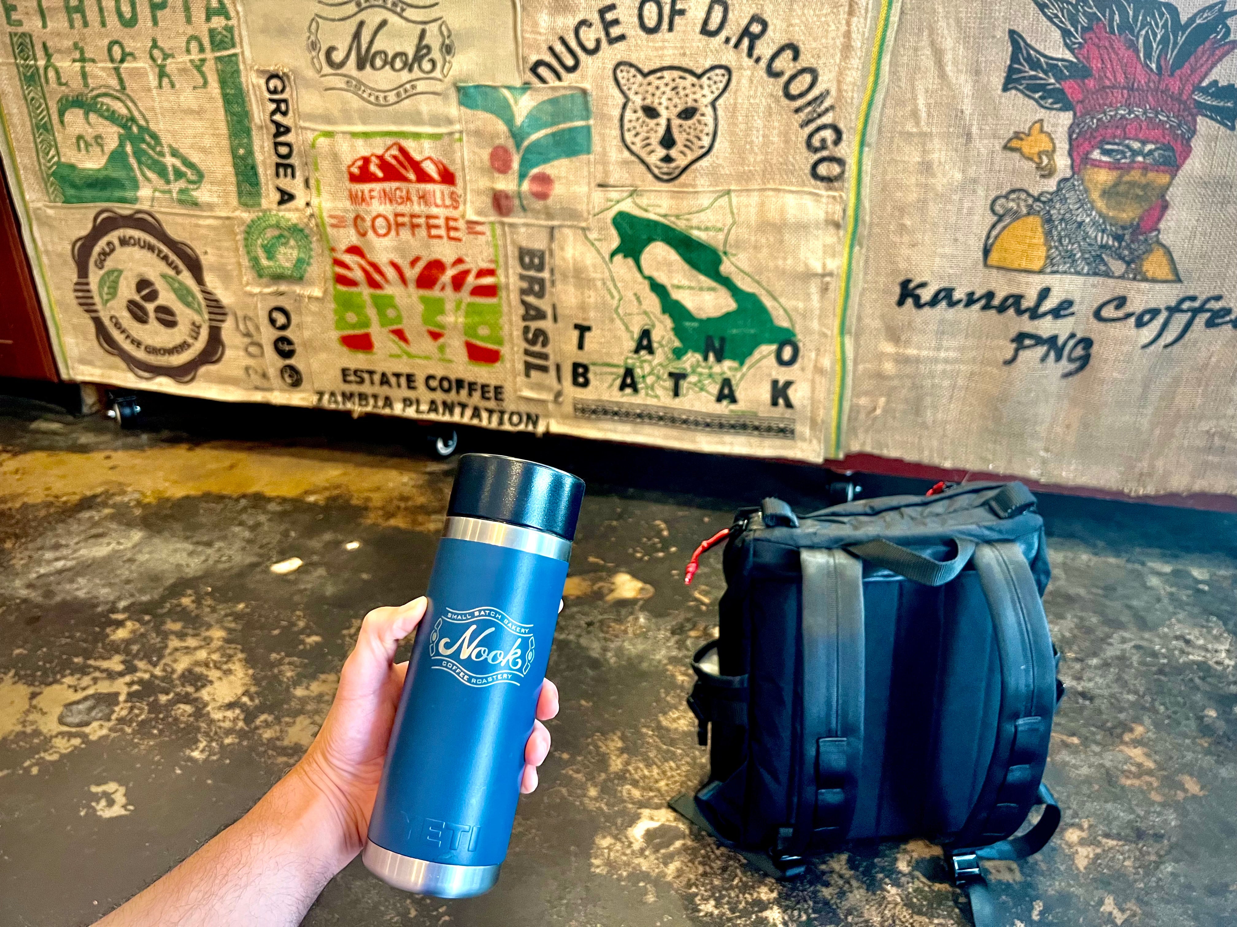yeti spill proof travel mug nook small batch coffee roastery bakery  philadelphia | Nook Bakery & Coffee Bar